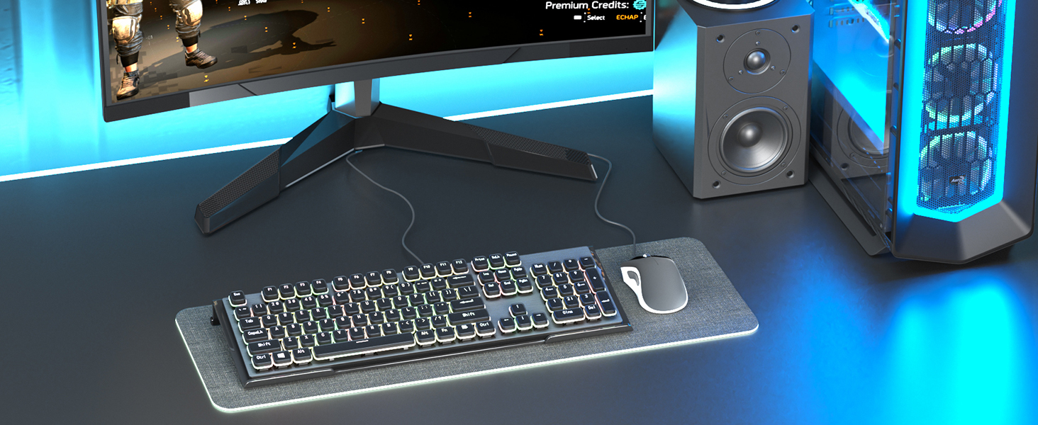 Acrylic Tilted Computer Keyboard Holder