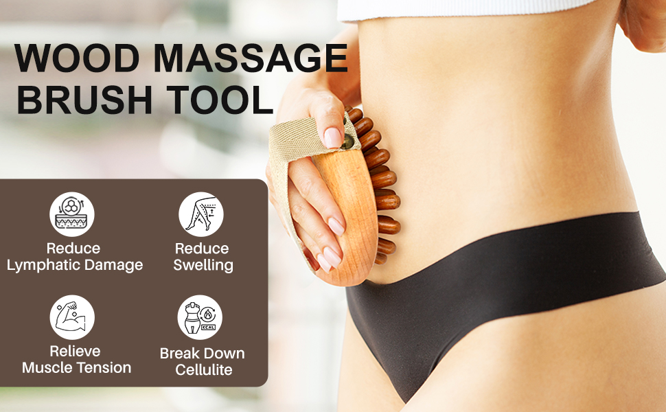 Wood Therapy Massage Tools for Belly Fat