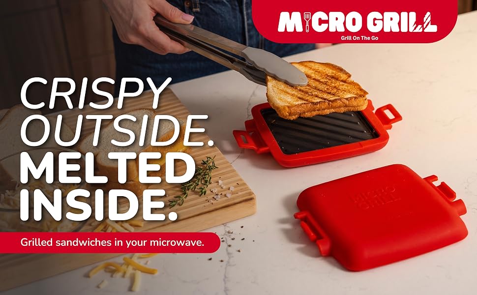 grilled sandwich with Micro Grill Classic