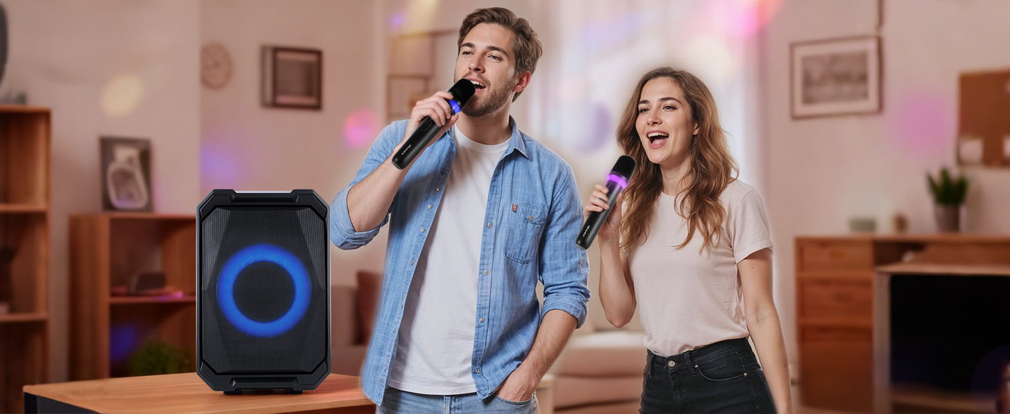 karaoke microphone for speaker