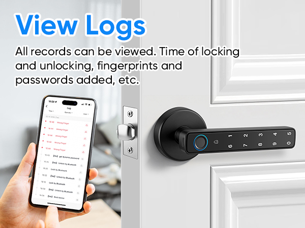 Smart Door Lock with Knob