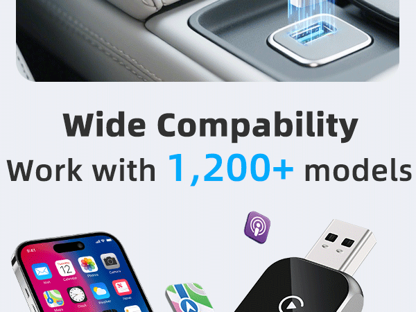 Wireless Carplay Adapter Apple Dongle