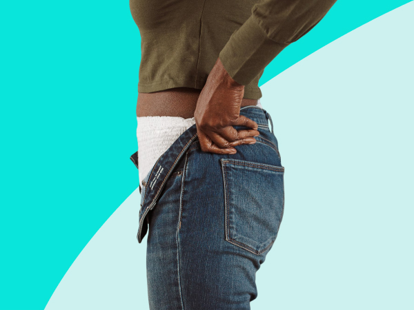 Soft and discreet under clothing: Cloth-like material is stretchy and breathable.
