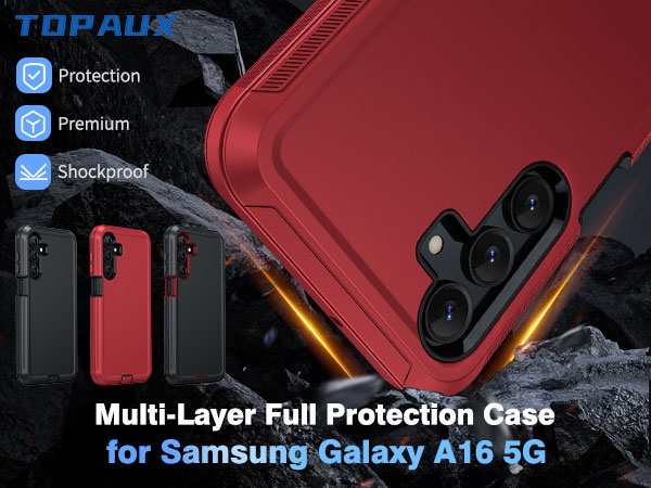 samsung galaxy a16 case heavy duty drop impact resistant