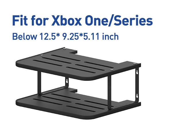 TV Game Double Shelf Stand for Xbox Shelf Wall
