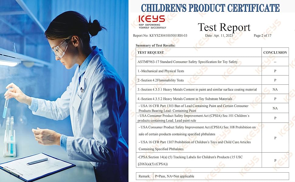 Children Product Certificate