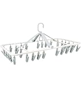 Foyer Nuage Plastic PP Drying Hanger, Anti-Rusty Drying Rack for Clothes, Socks, Lingeries, Delic...