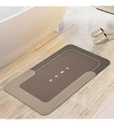 Housego Absorbent Bath Mat Magic Rug, Quick Drying Mat Magic Bath Mat Non-Slip Floor Rug Rubber B...