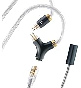 Kinera Gramr Pro IEM Earphone Upgrade Cable with Detachable Boom Mic, 4N Copper Silver Plated Hea...