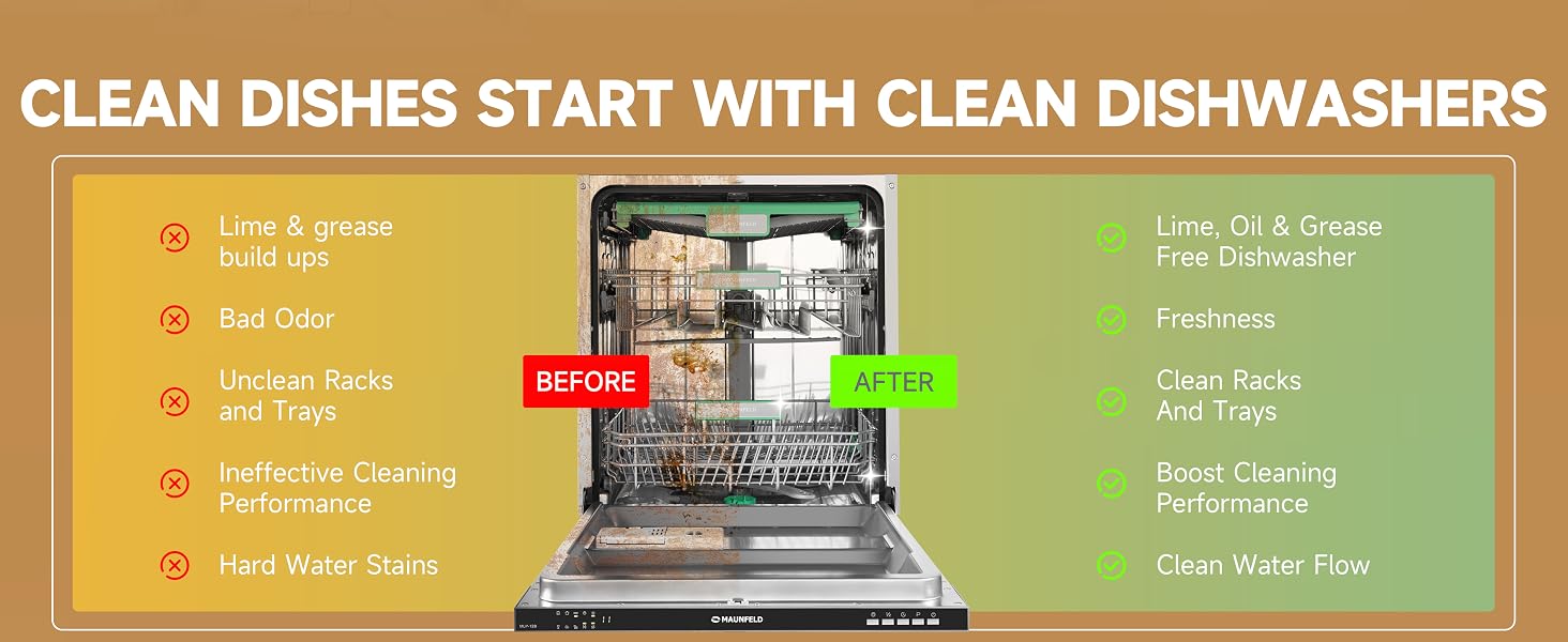clean dishes start with clean dishwashers