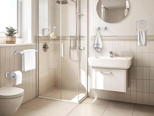 bathroom accessory set