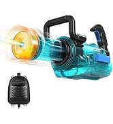 Gatling-Style Electric Water Gun with LED – 55ft Squirt Gun with 3000cc Backpack Tank, Super Wate...