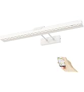 PESUTEN Picture Light Battery Operated, 16in Wireless Art Light for Paintings CCT Dimmable Rechar...