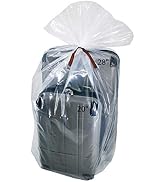 Wowfit 5 CT 40x60 inches Extra Large Clear Plastic Bags Perfect for Car Seat, Luggage, Suitcase, ...