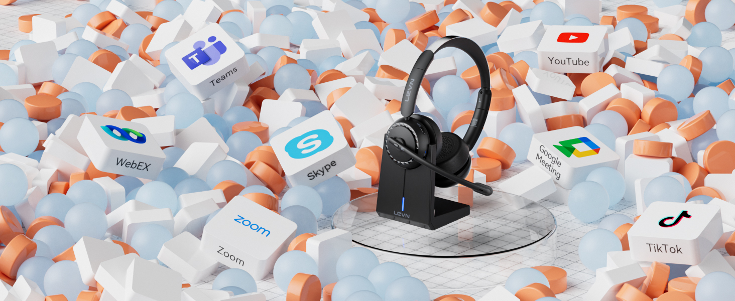 Bluetooth Headphones with Microphone