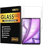 SIBEITU 2 Pack Screen Protector for iPad Air 13 Inch M3 2025 & M2 2024 (7th/6th Generation), HD S...