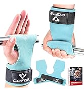 COFOF Weight Lifting Wrist Strap,Double Layer Leather Weightlifting Wrist Strap for Deadlift and ...