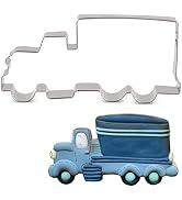 LILIAO Truck Cookie Cutter - 4.8 x 2.3 inches - Stainless Steel