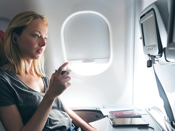 MEE audio Connect Air In-Flight Bluetooth Wireless Audio Transmitter Adapter for AirPods