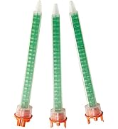 CosmoMix Square Static Mixer Nozzle Tube Tip, F System for 4:1/10:1 Mixing Ratio,7.1 Inches, 24 E...