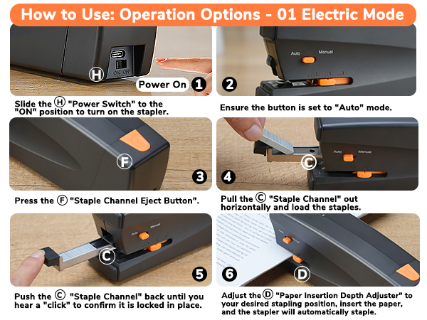 Automatic Electric Stapler