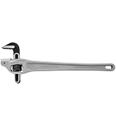 DURATECH 18-inch Aluminum Offset Pipe Wrench, Adjustable Plumbing Wrench | 2-1/2" Jaw Capacity, H...