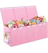 Mabahoo Extra Large Toy Box, Toy Box for Kids Boys Girls, Collapsible Sturdy Toy Storage Organize...