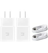 Wall Charger Adaptive Fast Charger Kit for Samsung Galaxy S7/S7 E/S6/S6 E/Note5/4 /S4/S3, USB 2.0...