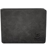 WisePoint Slim Wallet for Men, PU Leather Wallet with 8 Slots, Bifold Credit Card Holder Wallet w...