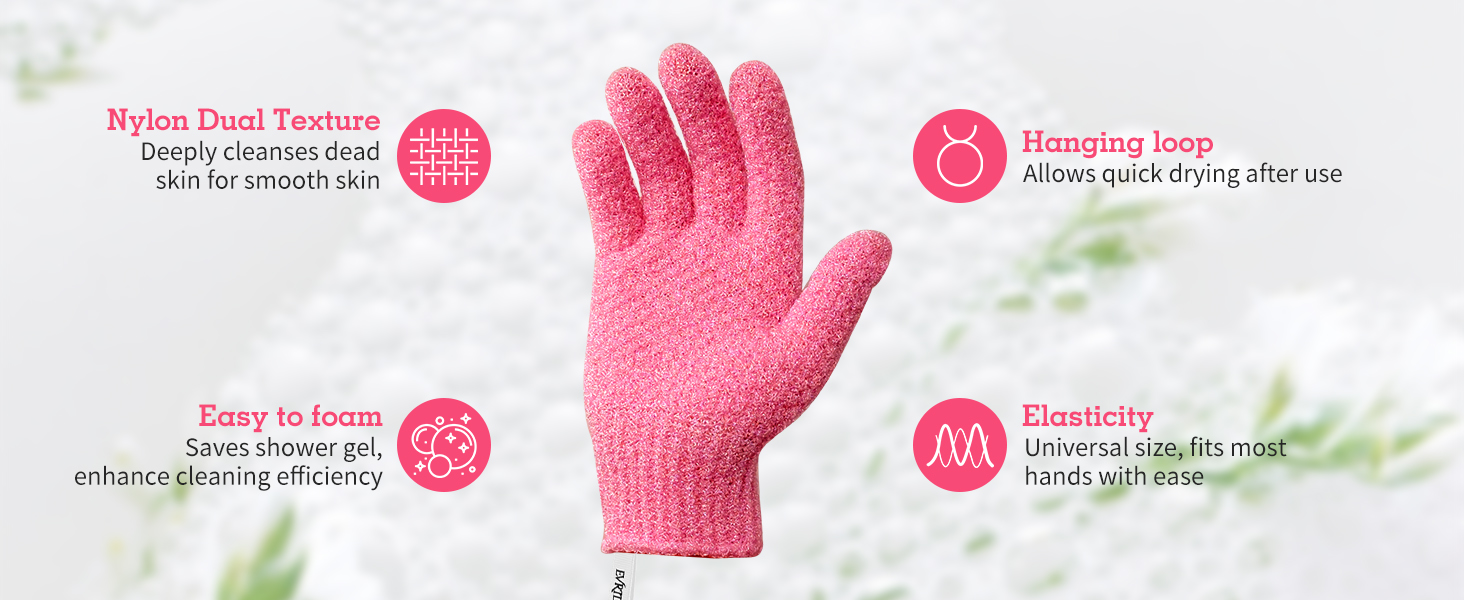 Exfoliating Glove Shower Gloves