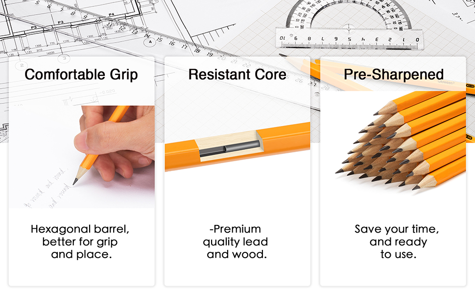 HB pencils