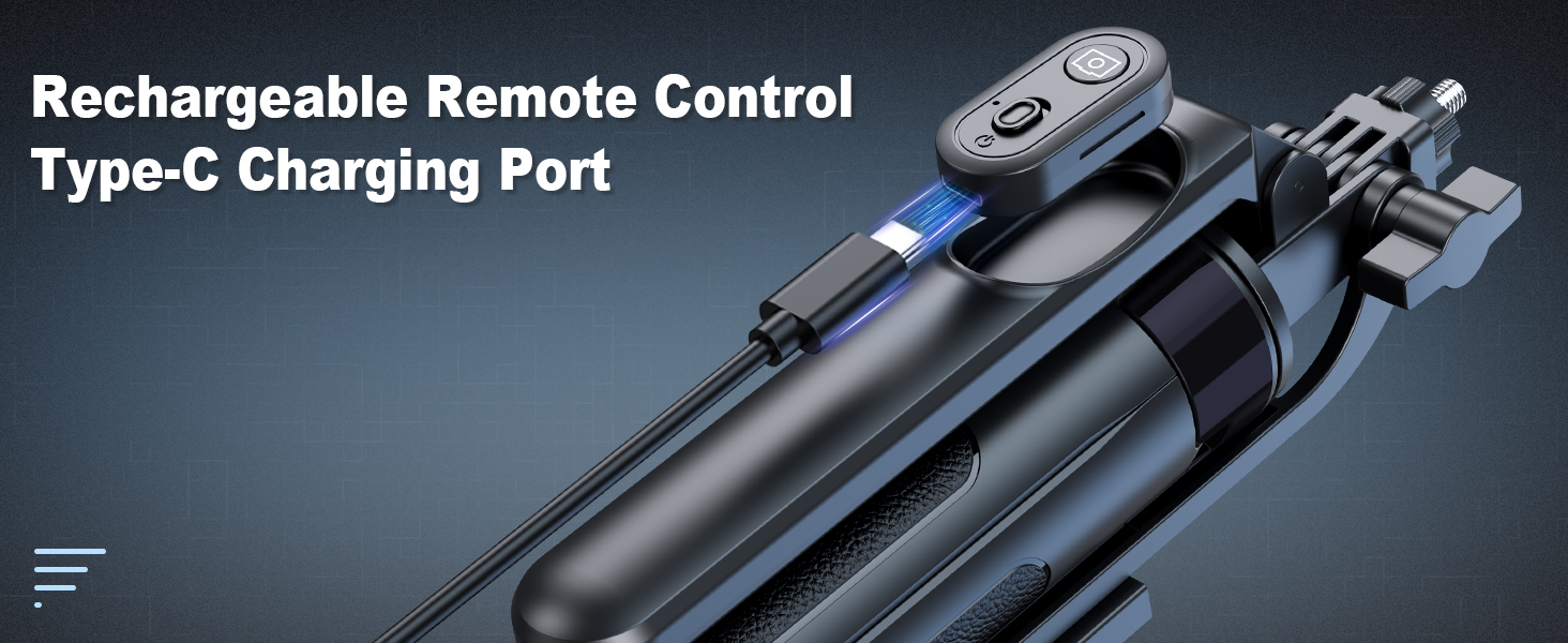 selfie stick with light