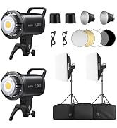 Godox 2PACK SL100D Continuous Light Kits Professional Studio Light Kit with 1*Carry Bag 2*Light S...