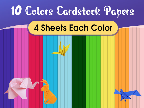 Colored cardstock