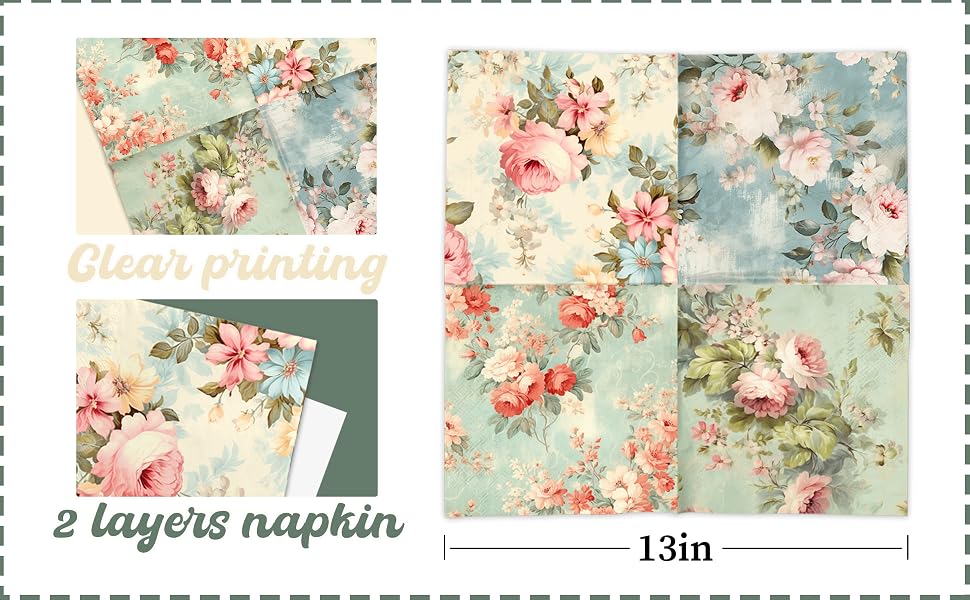 Floral Napkins