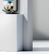 smart door lock with handle