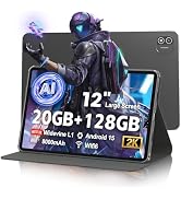 Android 15 Tablet 12 inch, AI Tablet with 2000 × 1200 Display, Octa-Core Up to 2.0GHZ, Tablets Co...
