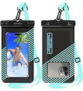 smartlle Floating Waterproof Phone Holder Pouches Cases Covers, IPX8 Cell Phone Water Protectors ...