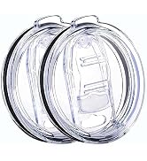 20 oz Tumbler Lid Replacement Spill Proof Splash Resistant Slider Mug Toppe for Yeti Ramble and M...