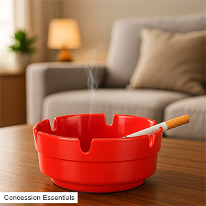 Round Plastic Ashtray