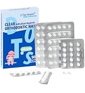 LA MIERE Orthodontic Wax for Braces Wax Dots 90 Individual Hygienic Packaging Dental Wax Unscented