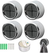 iBetterLife Adhesive Towel Hook for Kitchen - Dish Towel Holder for Cabinet, Push Hand Towel Hook...