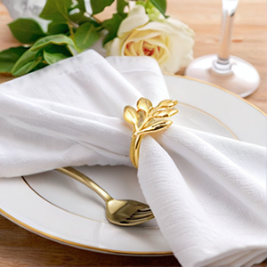 Leaf Napkin Ring Holder