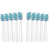 Electric Toothbrush Heads Compatible with TEETHEORY Sonic and Fairywill - Replacement Brush Heads...