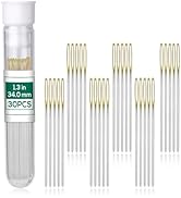 Fteven 30PCS Cross Stitch Needles, Size 26 Stainless Steel Embroidery Needles, Large Eye Hand Sew...