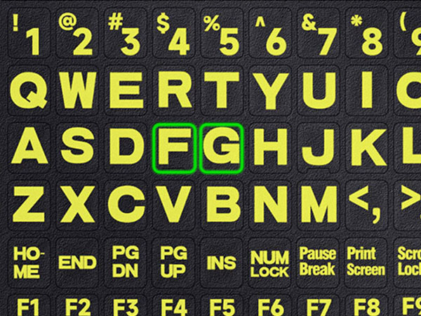 keyboard sticker