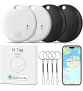 Tracker Tag 4 Packs Bluetooth Tracker, Smart Tag Locator Tracking Device, Keys Finder and Item Lo...