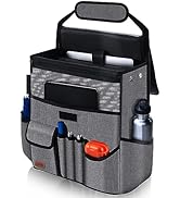 Car Organizer for Front Seat, Passenger Seat, Backseat - Hanging Car Seat Storage Organizer,Multi...