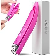 German Nail Clippers for Men with Catcher, Toenail Clipper for Thick Toenails and Fingernails, Lo...