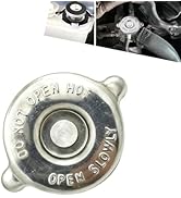Polcatay Radiator Cap, 16 PSI Coolant Reservoir Sealing Cap, Stainless Steel High Temperature Res...